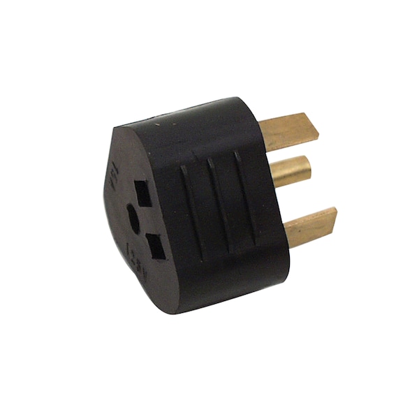 Valterra Valterra A10-3015A Mighty Cord Adapter Plug - 30AM to 15AF, Black (Bulk) A10-3015A - main